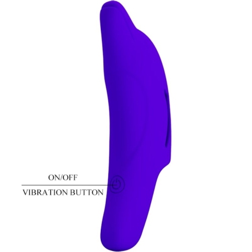 Delphini Leistungsfähiger Fingerstimulator Dunkelblau | Pretty Love