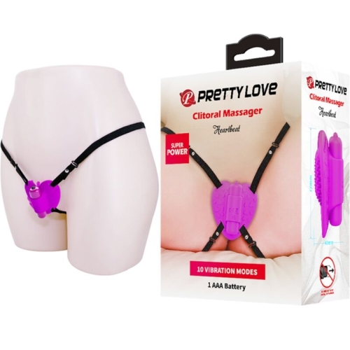 Klitormassager Heartbeat 10 Vibrationsmodi Lila | Pretty Love
