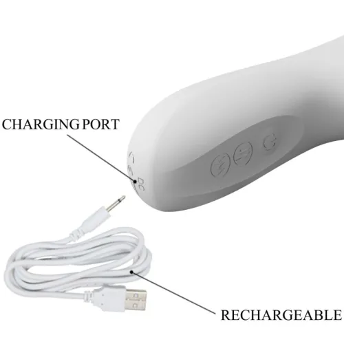 Reese Rotierender Vibrator Silber | Pretty Love