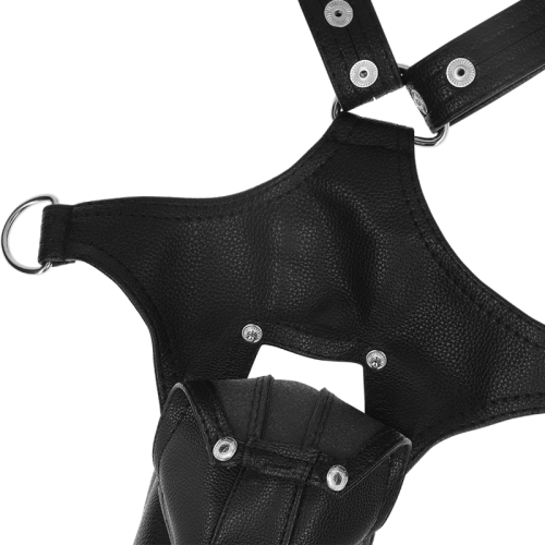 V-Förmiger Geschirr Aus Öko Leder | Fetish Submissive