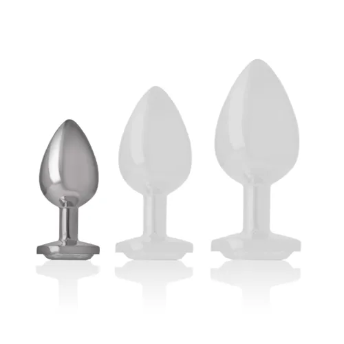 Weiss Heart Aluminium Metall Anal Plug S – Intense