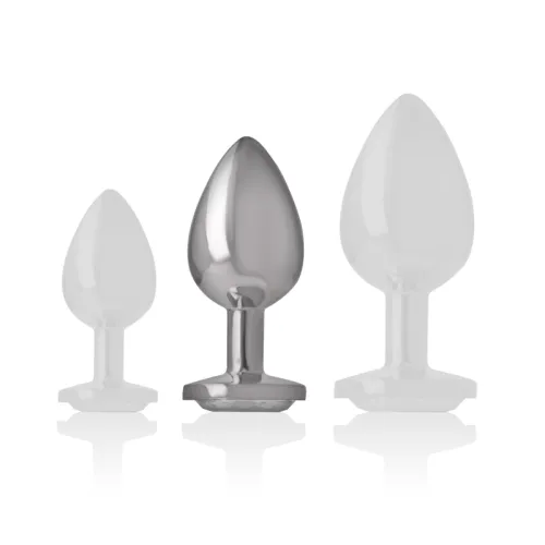 Weiss Heart Aluminium Analplug M – Intense