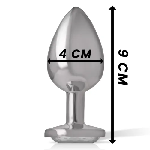 Weiss Heart Aluminium Anal Plug L – Intense