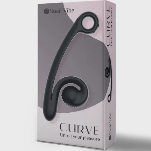 Curvy Vibrator Schwarz | Snail Vibe