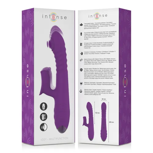 Iggy Vibrator Up & Down With Klit Stimu Purple | Intensive