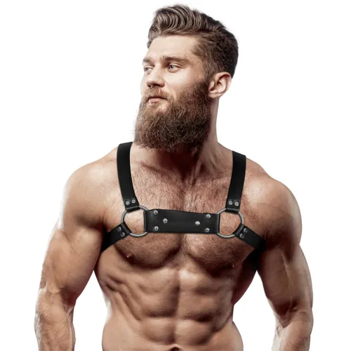 Bulldog Brustgeschirr Aus Öko Leder Grösse M/L – Fetish Submissive