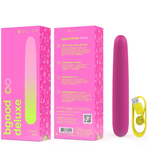 Bgood Infinite Deluxe Silikonvibrator Rosa | B Swish