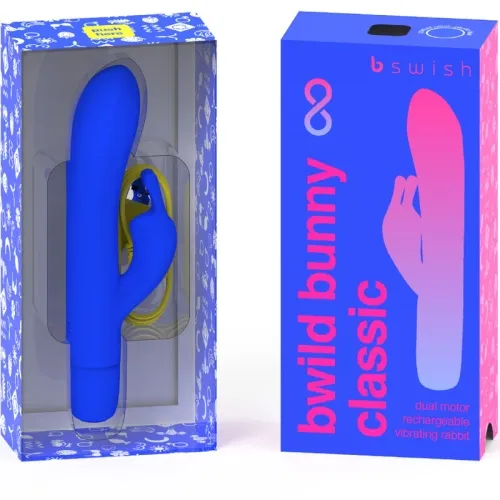 Bwild Bunny Infinite Classic Silikonvibrator Blau – B Swish