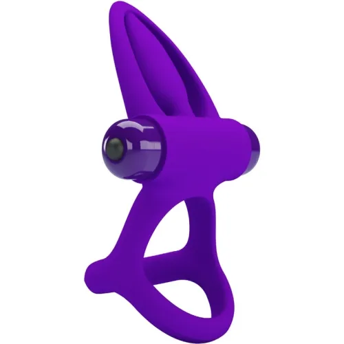 Vibrator Ring 10 Modes Purple Silicone – Pretty Love