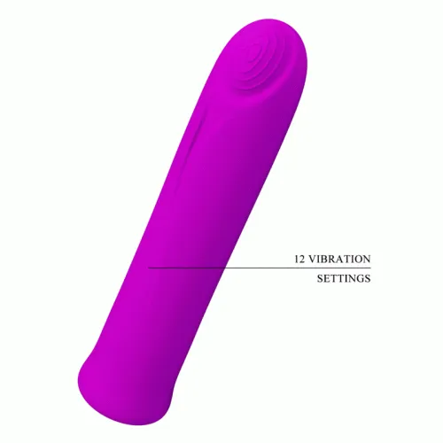 Curtis Mini Super Power Vibrator 12 Purple | Pretty Love
