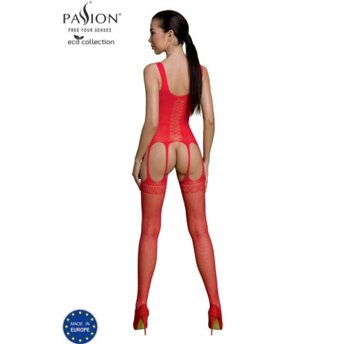 Eco Collection Bodystocking Eco Bs007 Rot | Passion