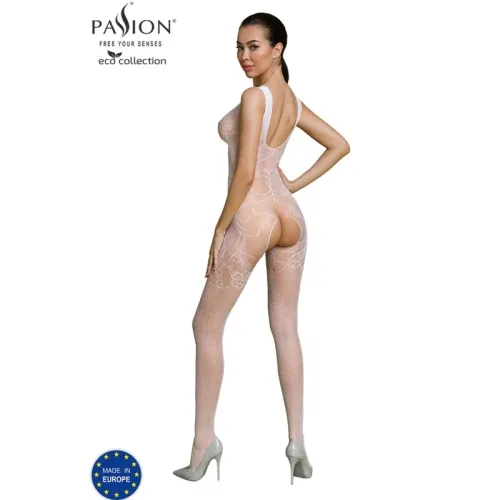 Eco Collection Bodystocking Bs012 White – passion