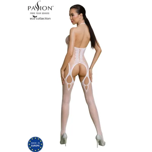 Eco Collection Bodystocking Bs013 White – passion