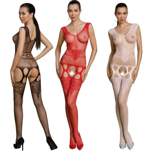 Eco Collection Bodystocking Bs014 Schwarz – Passion