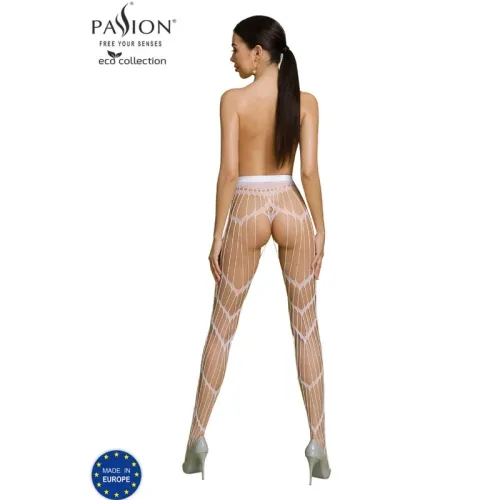 Eco Collection Bodystocking S006 Weiss – Passion