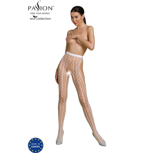 Eco Collection Bodystocking Eco S007 Weiss | Passion