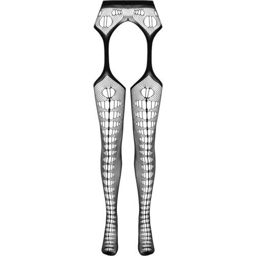 Eco Collection Bodystocking Eco S008 Schwarz | Passion