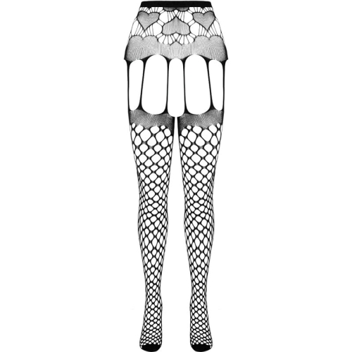 Eco Collection Bodystocking Eco S009 Schwarz | Passion