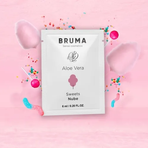 Aloe Vera Gleitgel Zuckerwatte Geschmack 6ml – Bruma