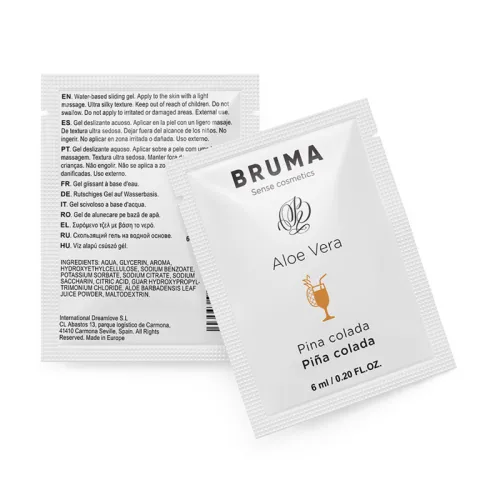 Aloe Vera Gleitgel Pina Colada Geschmack 6ml – Bruma