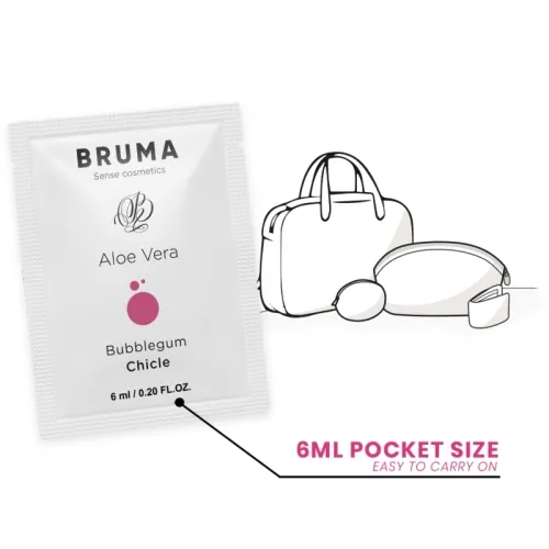 Aloe Vera Gleitgel Bubblegum Geschmack 6ml – Bruma