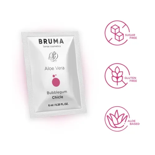 Aloe Vera Gleitgel Bubblegum Geschmack 6ml – Bruma