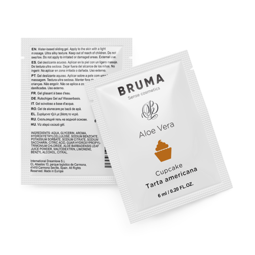 Aloe Vera Gleitgel Cupcake Geschmack 6ml | Bruma