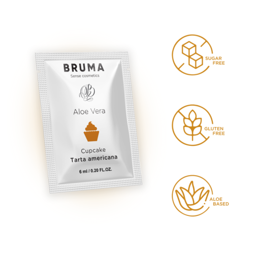 Aloe Vera Gleitgel Cupcake Geschmack 6ml | Bruma