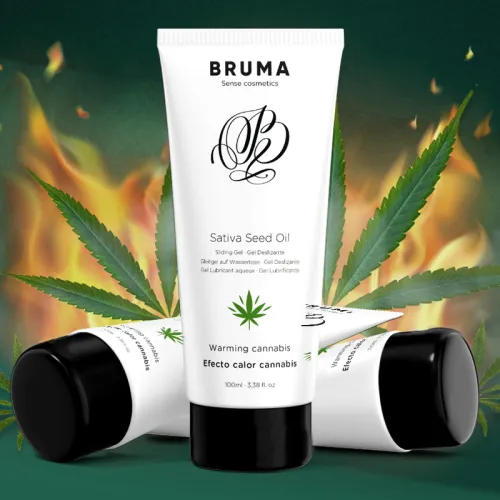 Sativa Seed Oil Lubricant with Warming Effect + Cannabis Flavor 100ml – Bruma