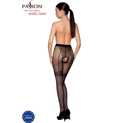 Tiopen 016 Strumpf Schwarz 1/2 (20 Den) | Passion