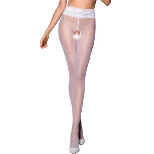 Tiopen 008 Medias Blanco 1/2 (30 Den) – passion