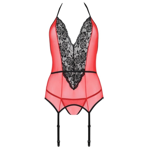 Peonia Korsett Erotische Linie Rot S/M | Passion