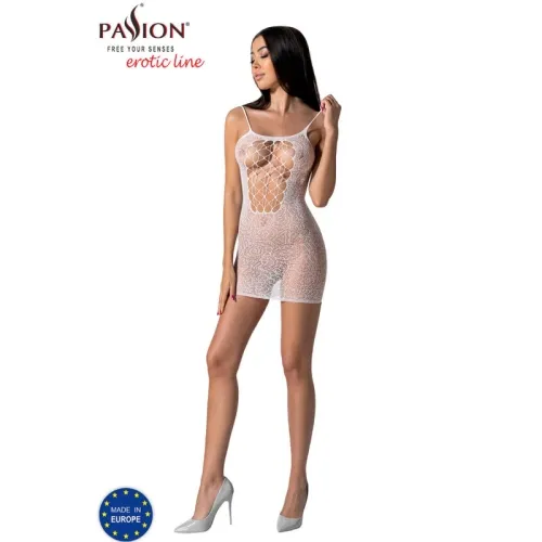 Bs096 Bodystocking White Os – passion