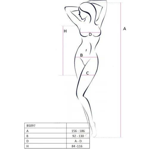 Bs097 Bodystocking White Os – passion