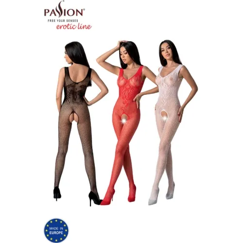 Bs098 Bodystocking Rot Os – Passion