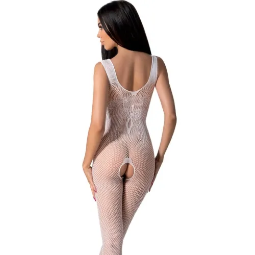 Bs098 Bodystocking Weiss Os – Passion