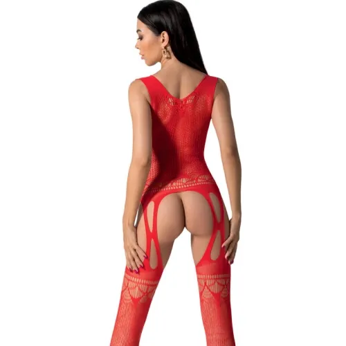 Bs099 Bodystocking Red Os – passion