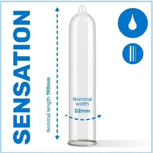 Sensitive condoms, 144 pcs. – Pasante