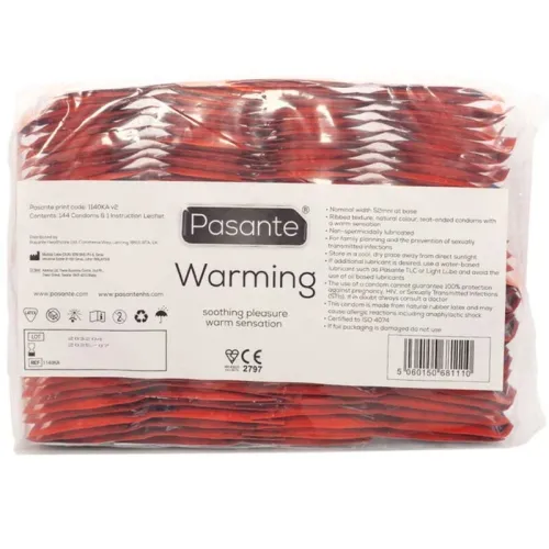 Heat-activated condoms, 144-pack – Pasante