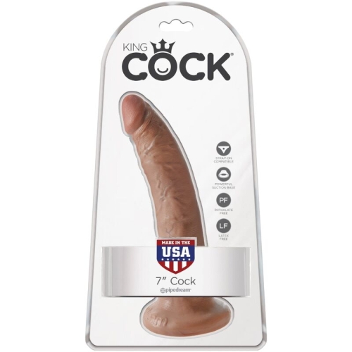 Realistischer Penis 17,5cm Karamell | King Cock