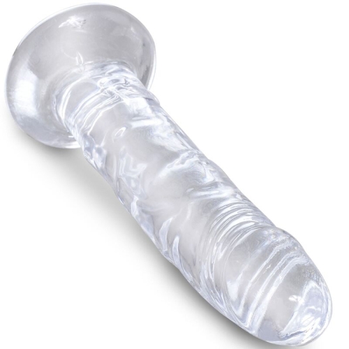Realistischer Penis 15,5cm Transparent | King Cock