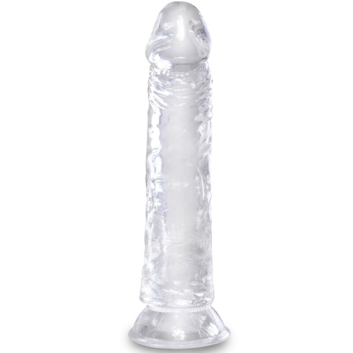 Realistischer Penis 19,7cm Transparent | King Cock