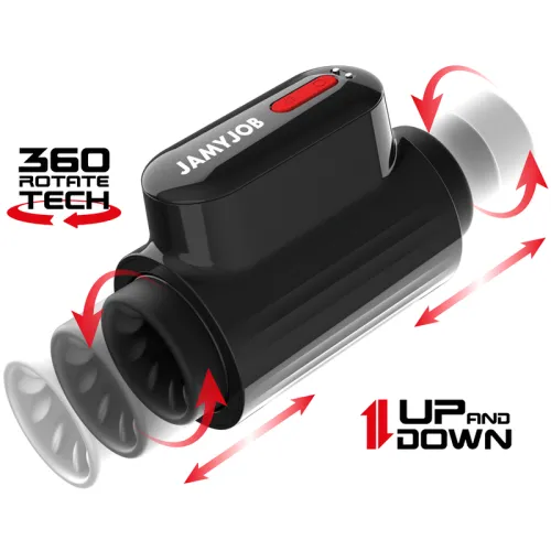 Vortex Turbo Masturbator with Thrust and 360° Rotation – Jamyjob