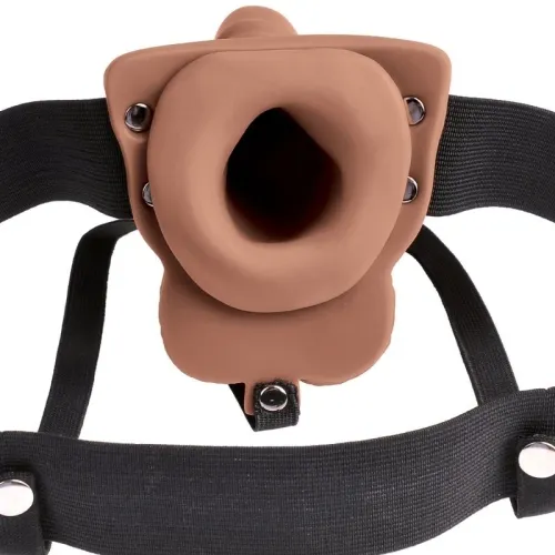 Harness Mit Vibrator Penis & Hoden 15cm – Fetish Fantasy