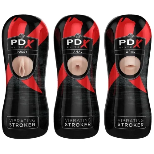 Stroker Set 12 Stk.; 6x Vagina, 3x Anus, 3x Mund – Pdx Plus