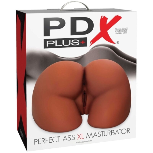 Perfect Ass XL Doppelter Eingangs Braun Masturbator | PDX Plus