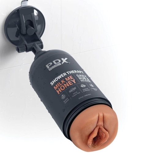 Stroker Masturbator Im Diskreten Design Mit Milk Me Honey Candy Shampoo Flasche | PDX Plus
