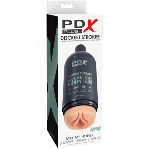 Stroker Masturbator Im Diskreten Design Mit Milk Me Honey Shampoo Flasche | PDX Plus
