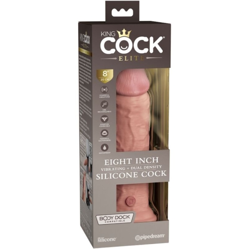 Realistischer Vibrationsdildo 20,3cm | King Cock