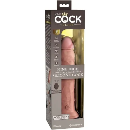 Realistischer Vibrator Mit Fernbedienung 23cm – King Cock